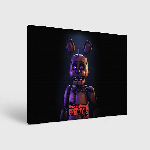 Картина прямоугольная Five Nights at Freddys Bonnie / 3D-принт – фото 1