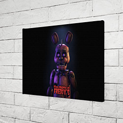 Холст прямоугольный Five Nights at Freddys Bonnie, цвет: 3D-принт — фото 2