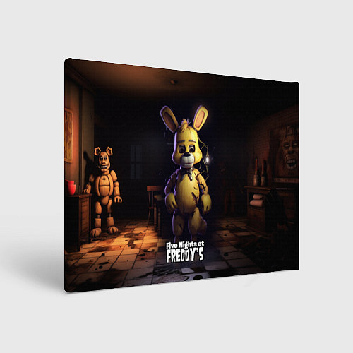 Картина прямоугольная Spring Bonnie Five Nights at Freddys / 3D-принт – фото 1