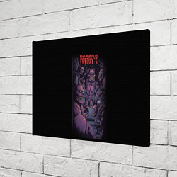 Холст прямоугольный Five Nights at Freddys poster, цвет: 3D-принт — фото 2