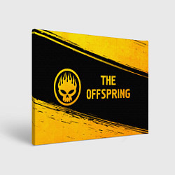 Картина прямоугольная The Offspring - gold gradient: надпись и символ