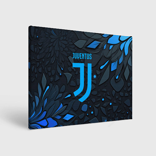 Картина прямоугольная Juventus blue logo / 3D-принт – фото 1