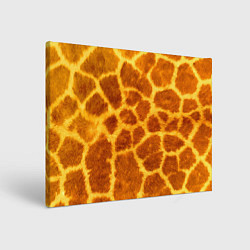 Холст прямоугольный Шкура жирафа - текстура, цвет: 3D-принт