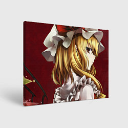 Холст прямоугольный Touhou Project Фландр Скарлет, цвет: 3D-принт