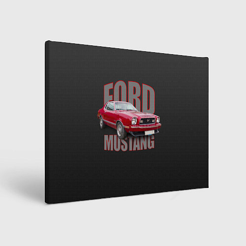 Картина прямоугольная Автомашина Ford Mustang / 3D-принт – фото 1