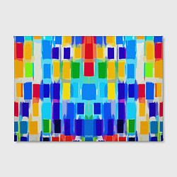 Холст прямоугольный Colorful strips - pop art - vogue, цвет: 3D-принт — фото 2