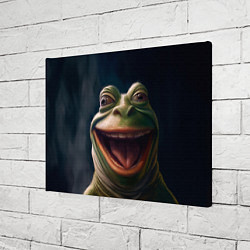 Холст прямоугольный Пепе в нирване, цвет: 3D-принт — фото 2