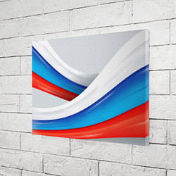 Холст прямоугольный Российские флаги, цвет: 3D-принт — фото 2