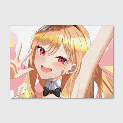 Холст прямоугольный Эта фарфоровая кукла влюбилась Марин Китагава, цвет: 3D-принт — фото 2