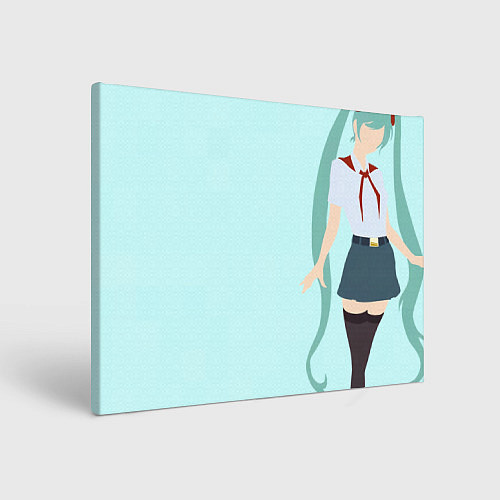 Картина прямоугольная Бесконечное лето Miku / 3D-принт – фото 1
