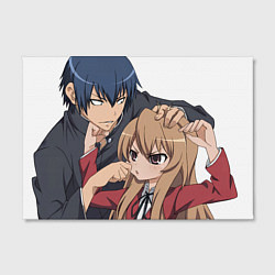 Холст прямоугольный Toradora Тайга Рюдзи, цвет: 3D-принт — фото 2