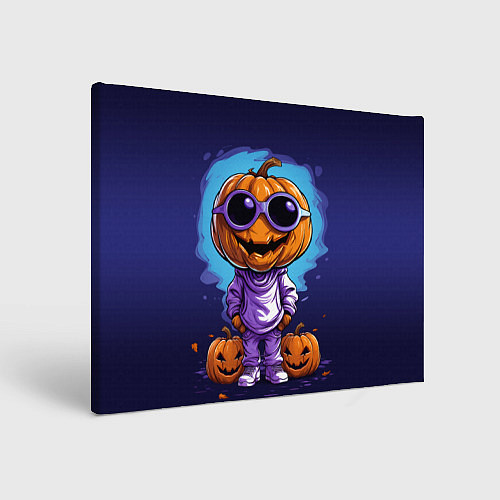 Картина прямоугольная Тыквенная голова / 3D-принт – фото 1