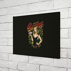 Холст прямоугольный Royal Flush, цвет: 3D-принт — фото 2