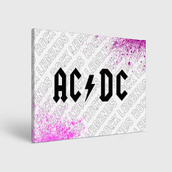 Картина прямоугольная AC DC rock legends по-горизонтали