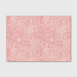 Холст прямоугольный Розовые каракули дудл, цвет: 3D-принт — фото 2