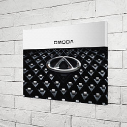 Холст прямоугольный Omoda омода, цвет: 3D-принт — фото 2