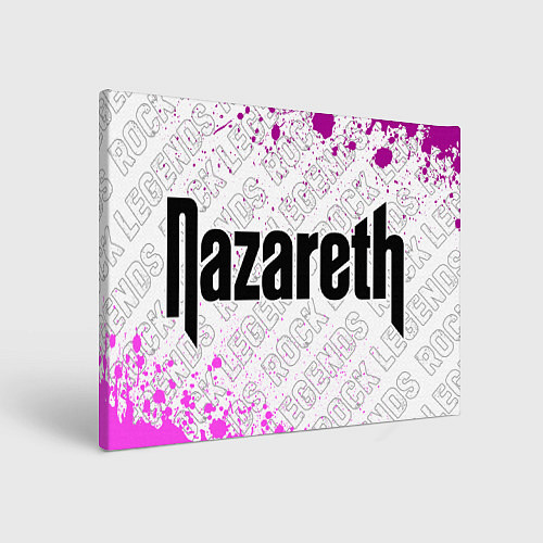 Картина прямоугольная Nazareth rock legends по-горизонтали / 3D-принт – фото 1