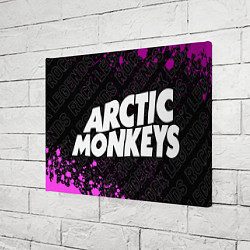 Холст прямоугольный Arctic Monkeys rock legends по-горизонтали, цвет: 3D-принт — фото 2