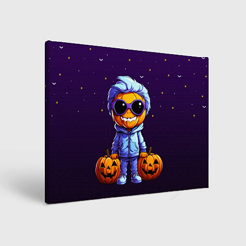 Картина прямоугольная Happy pumpkin / 3D-принт – фото 1