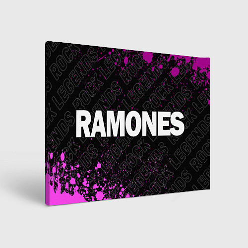 Картина прямоугольная Ramones rock legends по-горизонтали / 3D-принт – фото 1