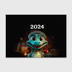 Холст прямоугольный Дракон символ года 2024, цвет: 3D-принт — фото 2