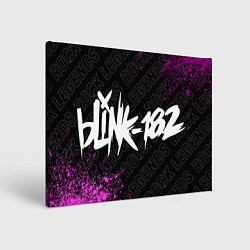 Картина прямоугольная Blink 182 rock legends по-горизонтали