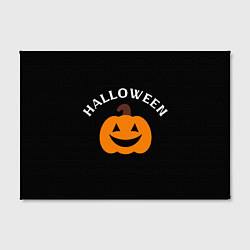 Холст прямоугольный Halloween и тыква, цвет: 3D-принт — фото 2