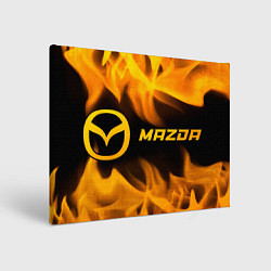 Картина прямоугольная Mazda - gold gradient по-горизонтали