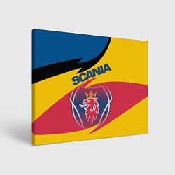 Картина прямоугольная Scania logo