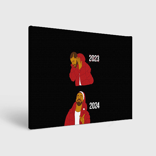 Картина прямоугольная Дрейк 2023-2024 / 3D-принт – фото 1