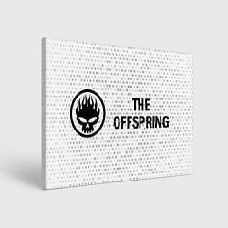 Картина прямоугольная The Offspring glitch на светлом фоне по-горизонтал