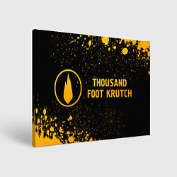 Картина прямоугольная Thousand Foot Krutch - gold gradient по-горизонтал