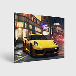 Картина прямоугольная GTA 6 porshe