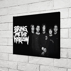 Холст прямоугольный Bring Me the Horizon - rock, цвет: 3D-принт — фото 2