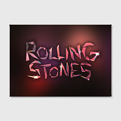 Холст прямоугольный Rolling Stones - Logo, цвет: 3D-принт — фото 2