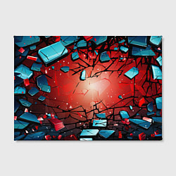 Холст прямоугольный Взрыв камне абстракция, цвет: 3D-принт — фото 2