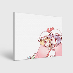 Картина прямоугольная Touhou Project Remilia Flandre chibi