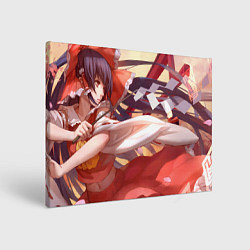 Холст прямоугольный Touhou Project Рейму Cute, цвет: 3D-принт