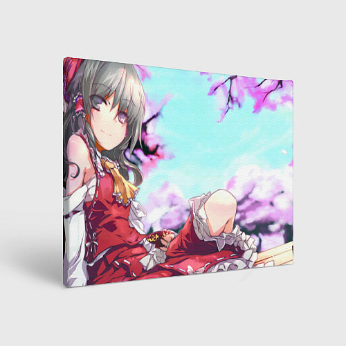 Картина прямоугольная Touhou Project Рейму Cute / 3D-принт – фото 1