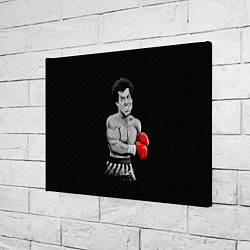 Холст прямоугольный Rocky Balboa, цвет: 3D-принт — фото 2