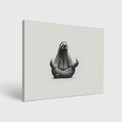 Картина прямоугольная Ленивиц в позе лотоса