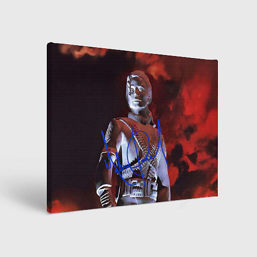 Картина прямоугольная Статуя Макла Джексона с автографом - альбом Histor / 3D-принт – фото 1