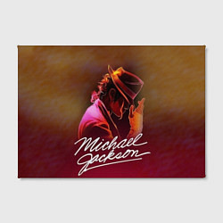 Холст прямоугольный Michael Jackson нарисованный кистью, цвет: 3D-принт — фото 2