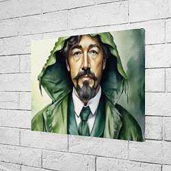 Холст прямоугольный Чехов в кигуруми крокодил, цвет: 3D-принт — фото 2