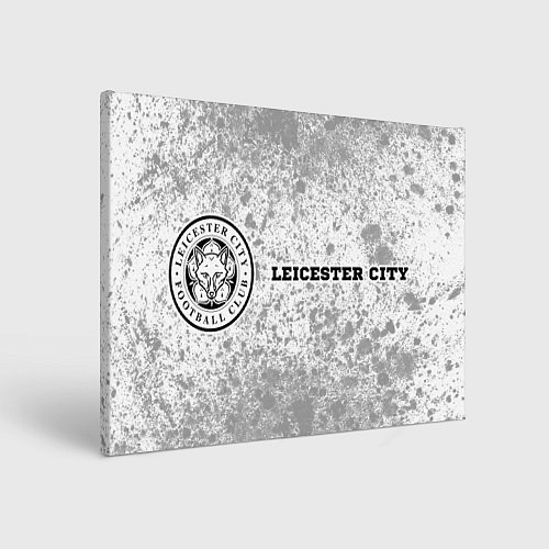 Картина прямоугольная Leicester City sport на светлом фоне по-горизонтал / 3D-принт – фото 1