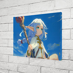 Холст прямоугольный Sousou no Frieren Фрирен sky, цвет: 3D-принт — фото 2