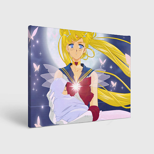 Картина прямоугольная Sailor Moon Усаги Цукино и младенец / 3D-принт – фото 1