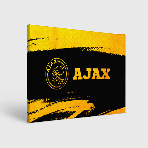 Картина прямоугольная Ajax - gold gradient по-горизонтали / 3D-принт – фото 1