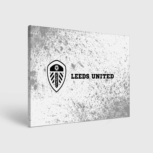 Картина прямоугольная Leeds United sport на светлом фоне по-горизонтали / 3D-принт – фото 1