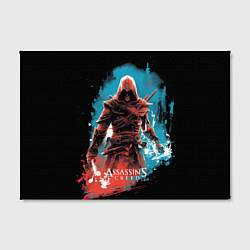 Холст прямоугольный Assassins creed фон абстрактный, цвет: 3D-принт — фото 2